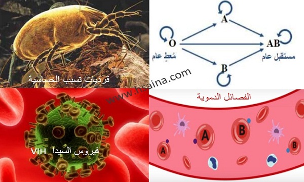 درس اضطرابات الجهاز المناعتي و تحاقن الدم Troubles du système immunitaire et transfusion sanguine مادة علوم الحياة والأرض للسنة الثالثة إعدادي الدورة الثانية